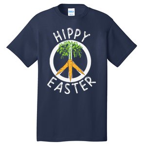 Funny Easter Peace Sign Hippy Easter Carrots Tall T-Shirt