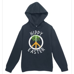 Funny Easter Peace Sign Hippy Easter Carrots Urban Pullover Hoodie