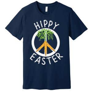 Funny Easter Peace Sign Hippy Easter Carrots Premium T-Shirt