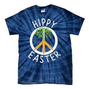 Funny Easter Peace Sign Hippy Easter Carrots Tie-Dye T-Shirt