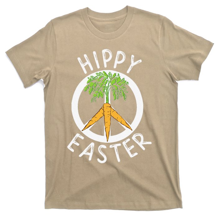 Funny Easter Peace Sign Hippy Easter Carrots T-Shirt