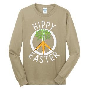 Funny Easter Peace Sign Hippy Easter Carrots Tall Long Sleeve T-Shirt