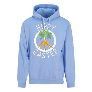 Funny Easter Peace Sign Hippy Easter Carrots Unisex Surf Hoodie