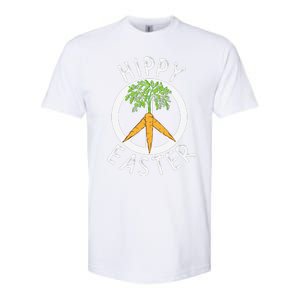 Funny Easter Peace Sign Hippy Easter Carrots Softstyle CVC T-Shirt