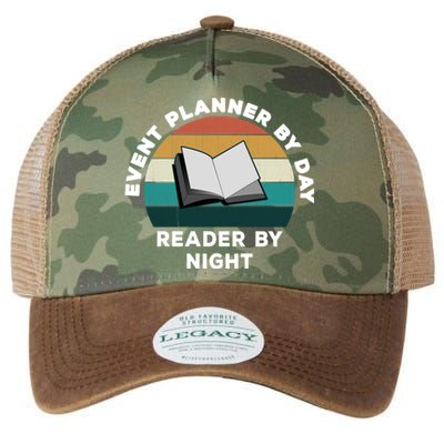 Funny Event Planner By Day Reader By Night: Cool Book Lover Gift Legacy Tie Dye Trucker Hat