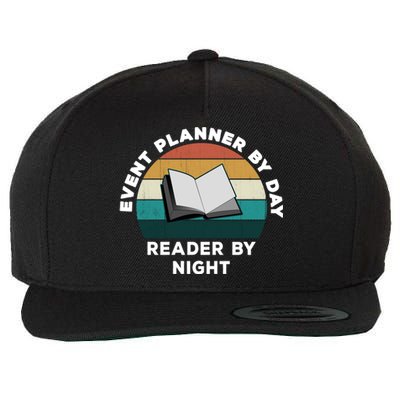 Funny Event Planner By Day Reader By Night: Cool Book Lover Gift Wool Snapback Cap