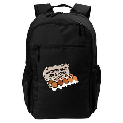 Funny Eggspensive Price Eggs Hustling Hard For A Dozen Daily Commute Backpack