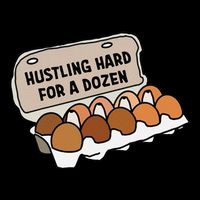 Funny Eggspensive Price Eggs Hustling Hard For A Dozen Daily Commute Backpack