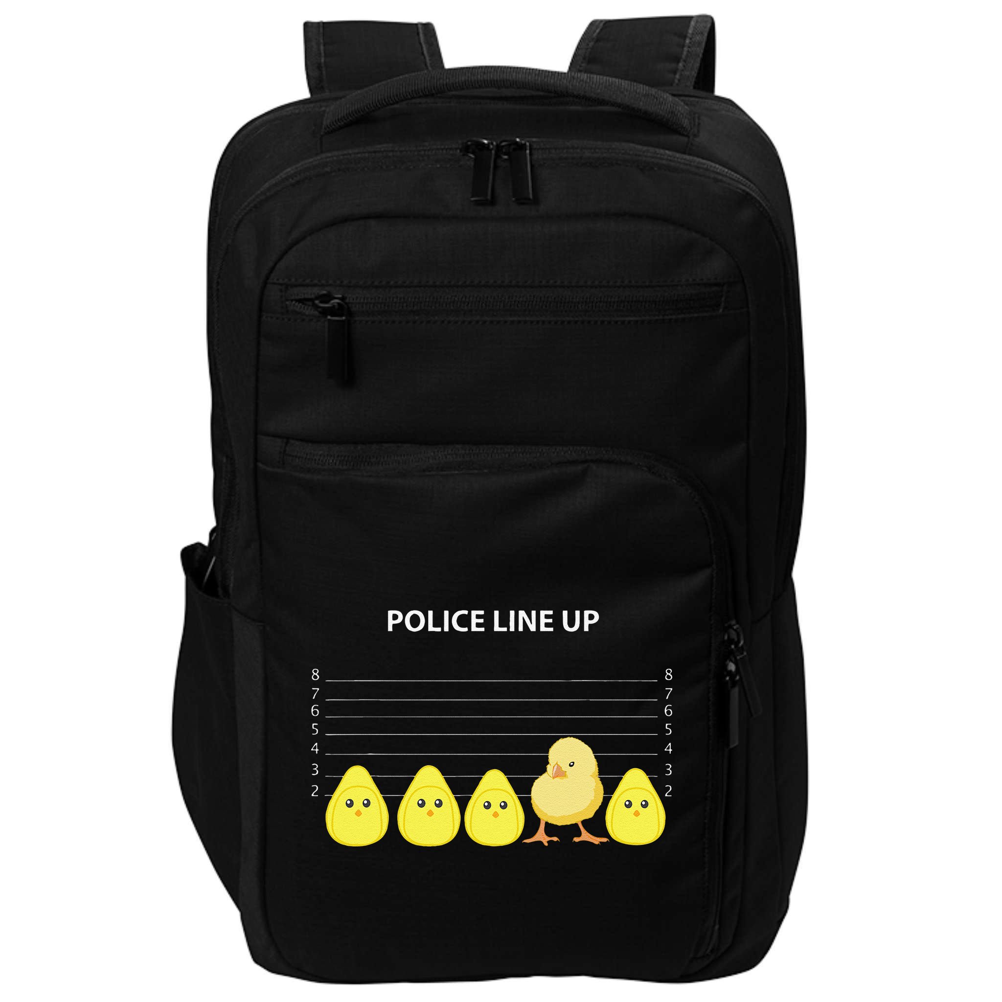 Funny Easter Police Line Up Chicks S Impact Tech Backpack