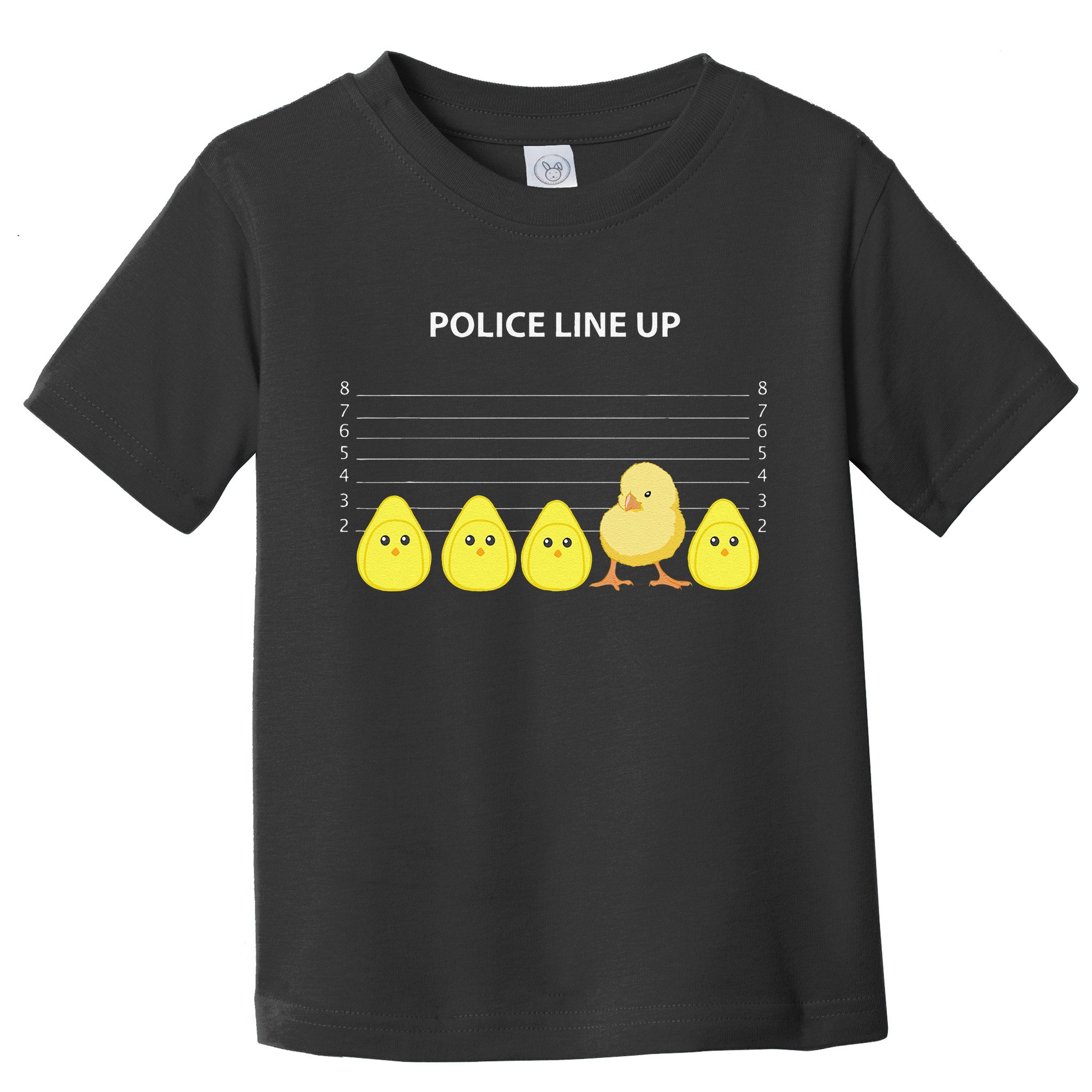 Funny Easter Police Line Up Chicks S Toddler T-Shirt