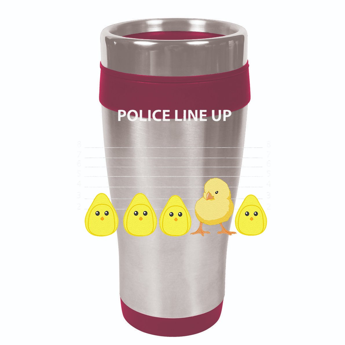 Funny Easter Police Line Up Chicks S Wool Snapback Cap