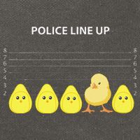 Funny Easter Police Line Up Chicks S Cotton Canvas Backpack