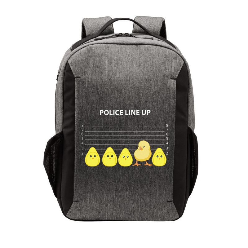 Funny Easter Police Line Up Chicks S Vector Backpack