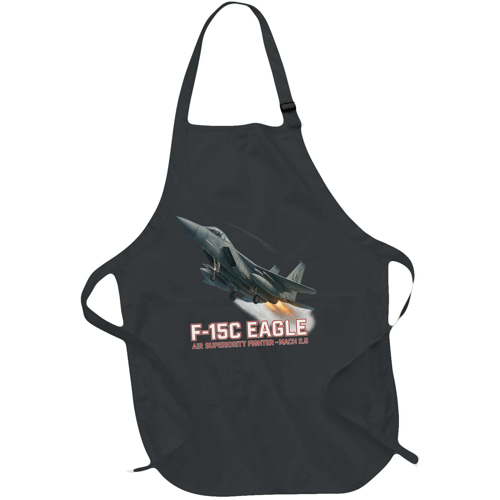 F-15C Eagle Poster – High-Speed Air Superiority Jet Design Apron