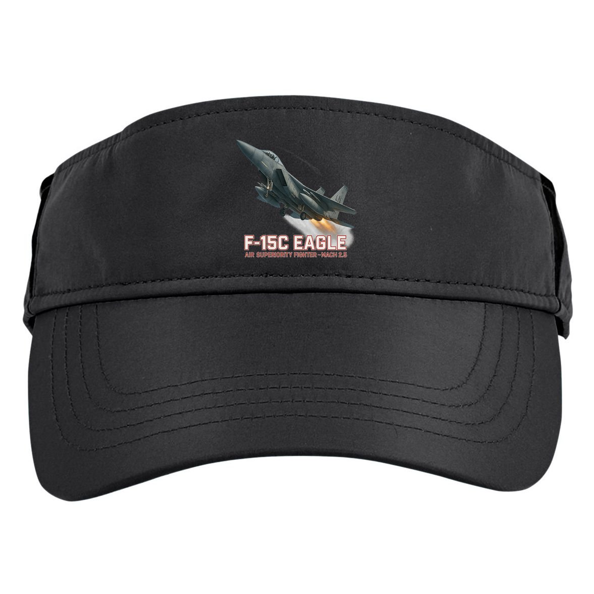 F-15C Eagle Poster – High-Speed Air Superiority Jet Design Adult Drive Performance Visor
