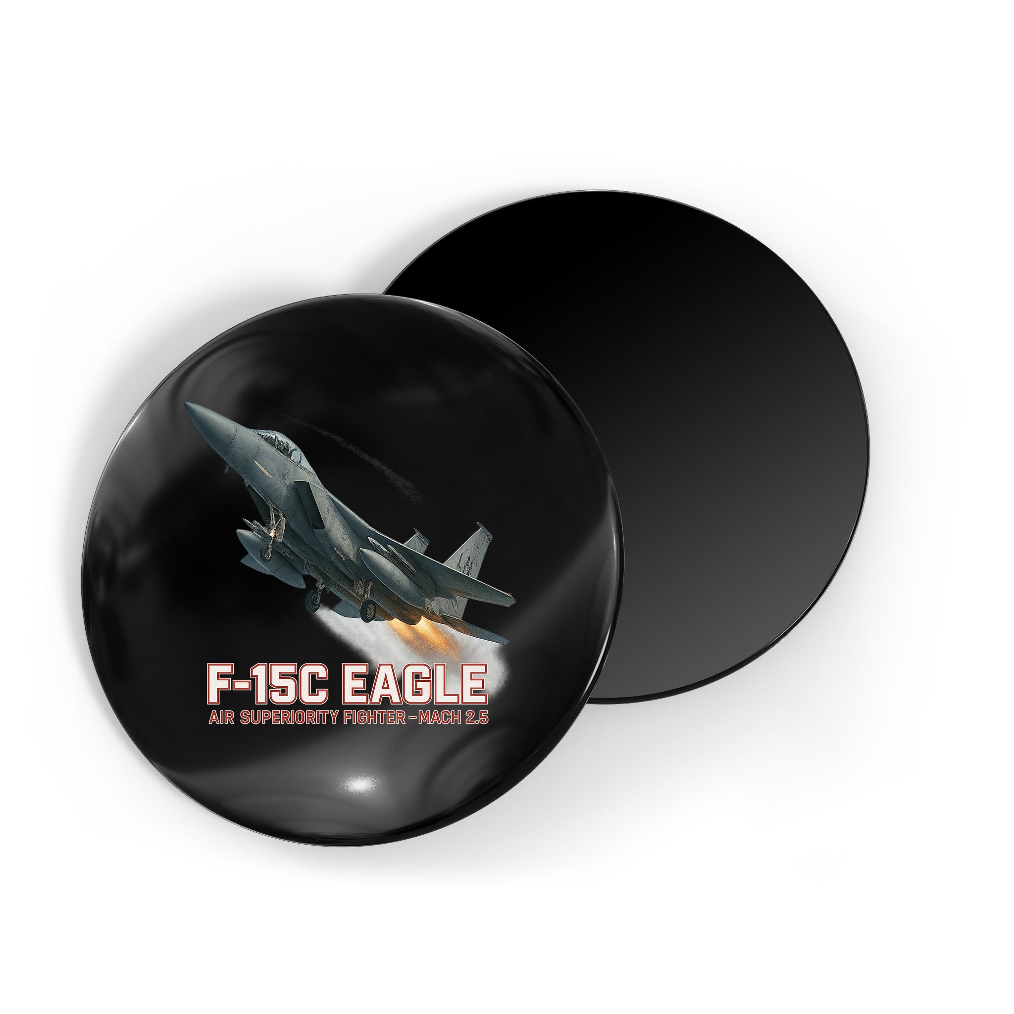 F-15C Eagle Poster – High-Speed Air Superiority Jet Design Magnet