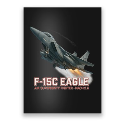 F-15C Eagle Poster – High-Speed Air Superiority Jet Design Poster