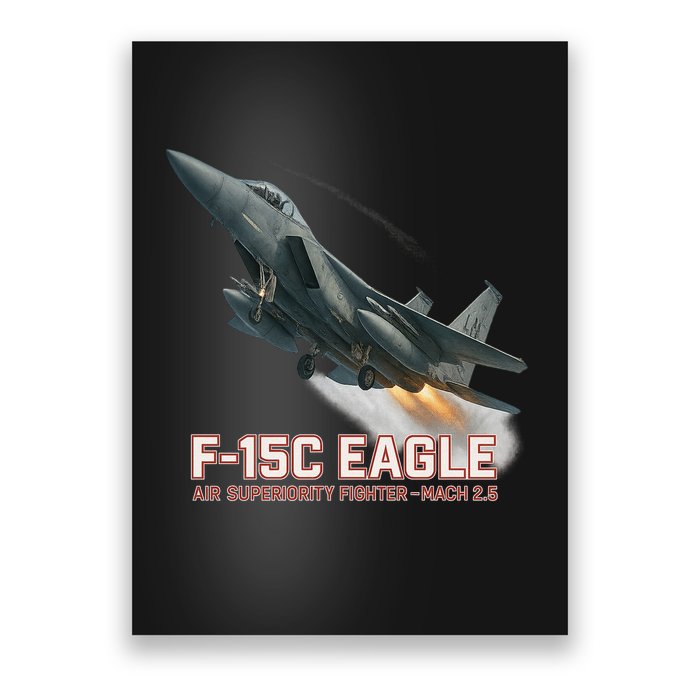 F-15C Eagle Poster – High-Speed Air Superiority Jet Design Poster