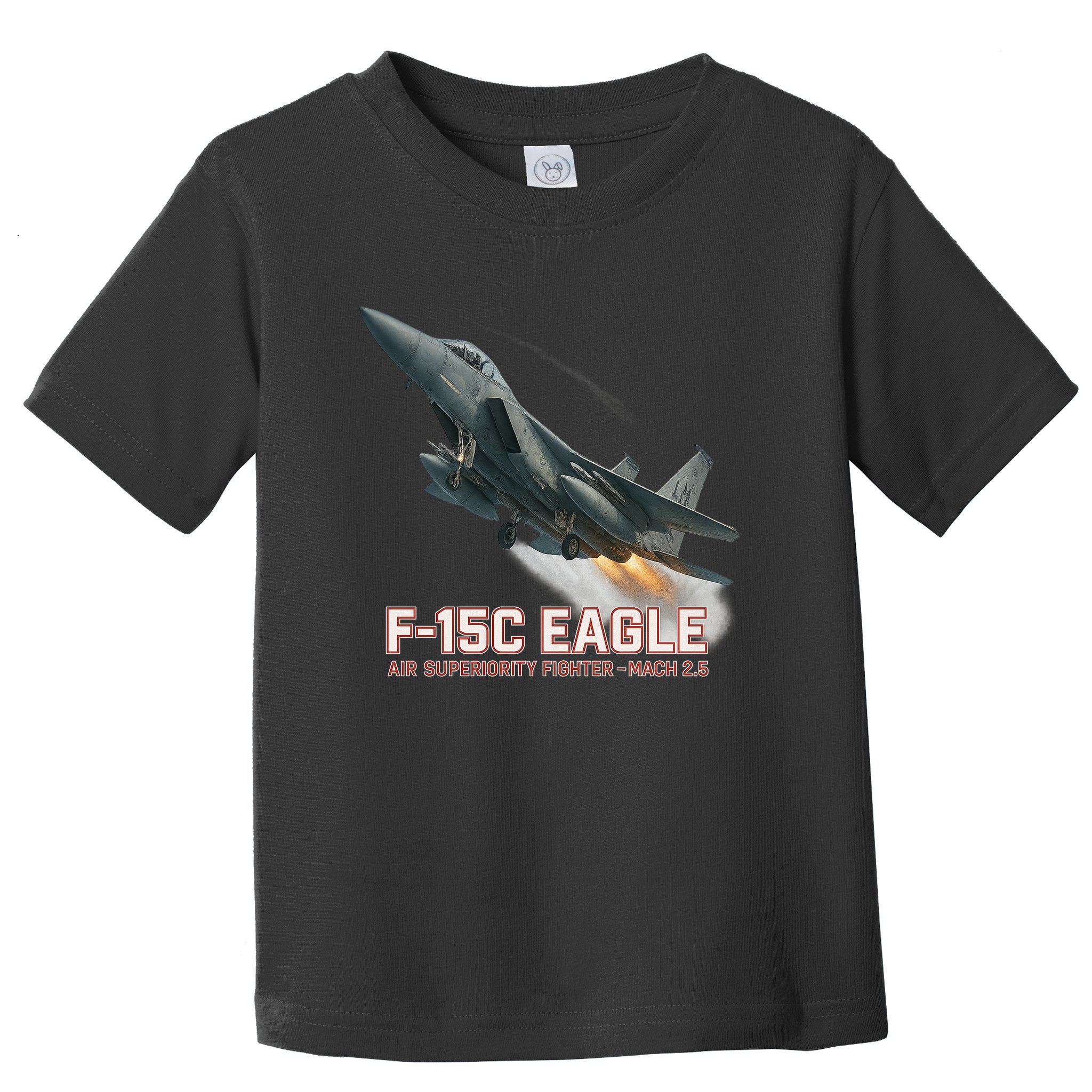 F-15C Eagle Poster – High-Speed Air Superiority Jet Design Toddler T-Shirt