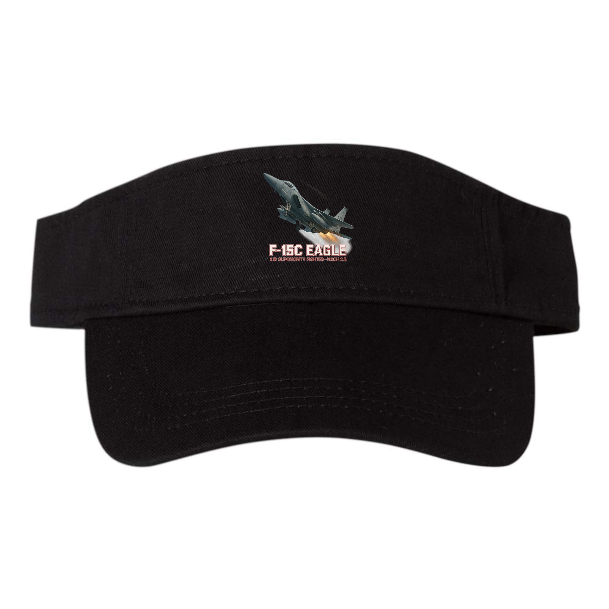 F-15C Eagle Poster – High-Speed Air Superiority Jet Design Visor