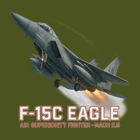 F-15C Eagle Poster – High-Speed Air Superiority Jet Design Long Sleeve Shirt