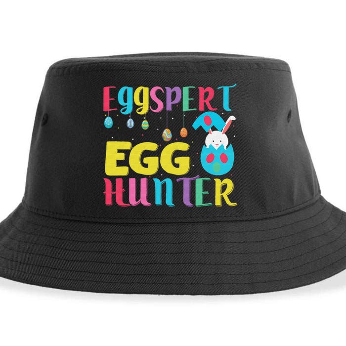 Funny Easter Pug Bunny Ear Eggs Basket Sustainable Bucket Hat