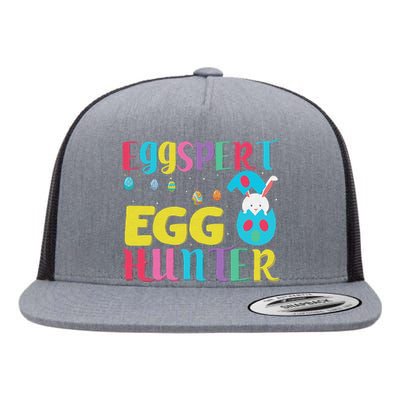 Funny Easter Pug Bunny Ear Eggs Basket Flat Bill Trucker Hat