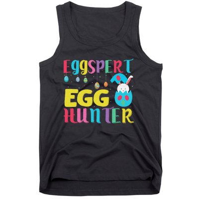 Funny Easter Pug Bunny Ear Eggs Basket Tank Top