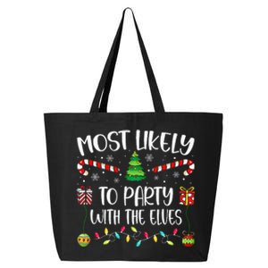 Festive Elf Party Christmas Tree Decoration 25L Jumbo Tote