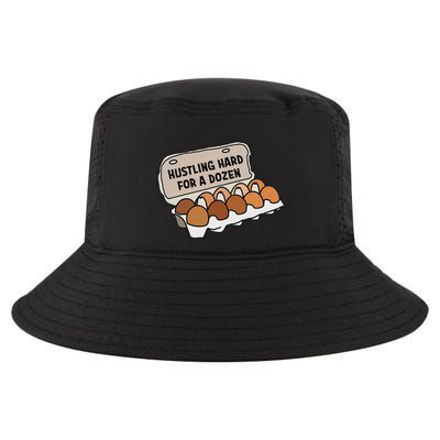 Funny Eggspensive Price Eggs Hustling Hard For A Dozen Cool Comfort Performance Bucket Hat