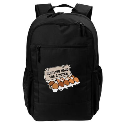 Funny Eggspensive Price Eggs Hustling Hard For A Dozen Daily Commute Backpack