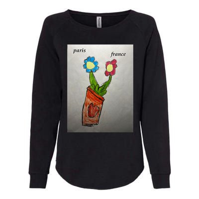 Fleurs En Pot Womens California Wash Sweatshirt