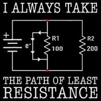 Funny Engineer Path Of Least Resistance Full-Length Apron With Pockets