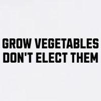 Funny Election Quote Grow Vegetables Do Not Elect Them Cooling Performance Long Sleeve Crew