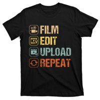 Film Edit Repeat Cinematographers Movie Maker Filmmaker T-Shirt