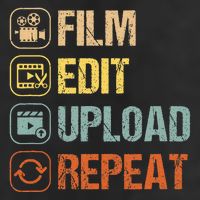 Film Edit Repeat Cinematographers Movie Maker Filmmaker 11oz C Handle Ceramic Mug