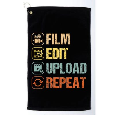 Film Edit Repeat Cinematographers Movie Maker Filmmaker Golf Towel