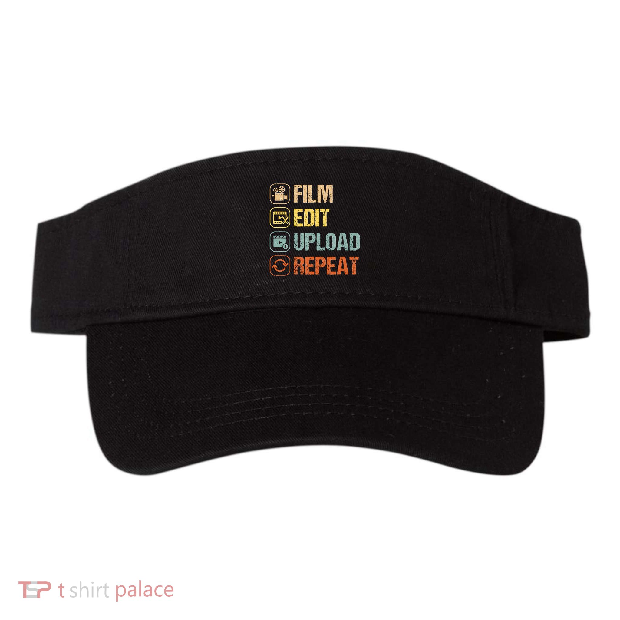 Film Edit Repeat Cinematographers Movie Maker Filmmaker Visor