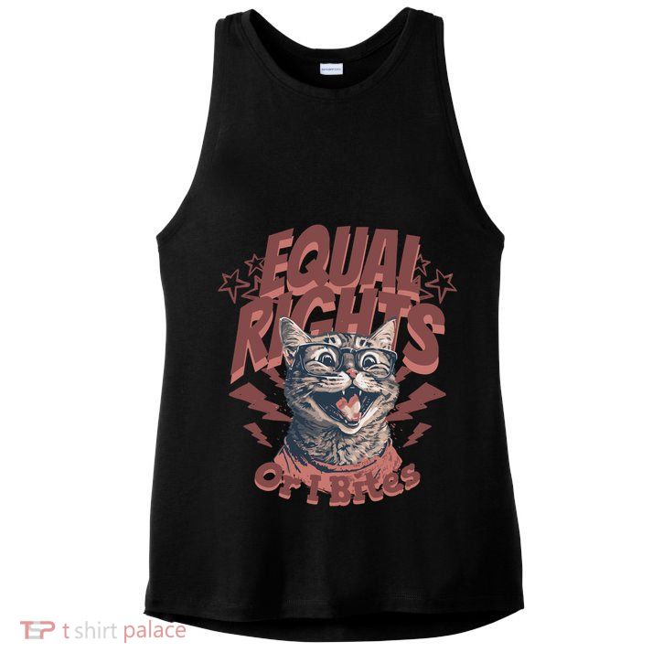 Feminist  Equal Rights  Liberal  Ladies PosiCharge Tri-Blend Wicking Tank