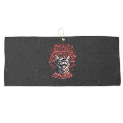 Feminist  Equal Rights  Liberal  Large Microfiber Waffle Golf Towel