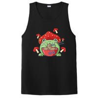 Frog Eating Ra Anime Japanese Noodles Cute Frog Lover PosiCharge Competitor Tank