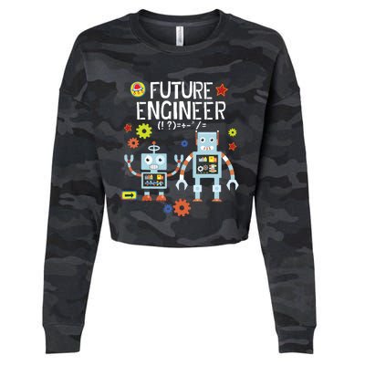 Future Engineer Robotics Robot Costume For Adults Kids Cropped Pullover Crew