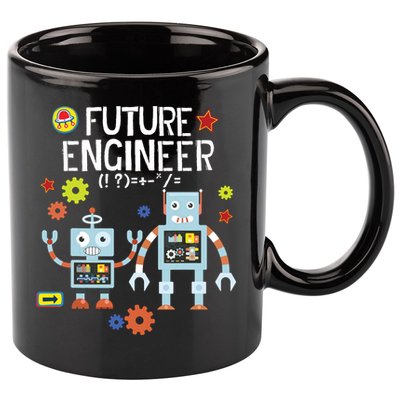 Future Engineer Robotics Robot Costume For Adults Kids 11oz C Handle Ceramic Mug