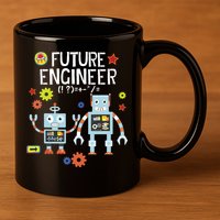 Future Engineer Robotics Robot Costume For Adults Kids 11oz C Handle Ceramic Mug