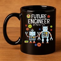 Future Engineer Robotics Robot Costume For Adults Kids 11oz C Handle Ceramic Mug