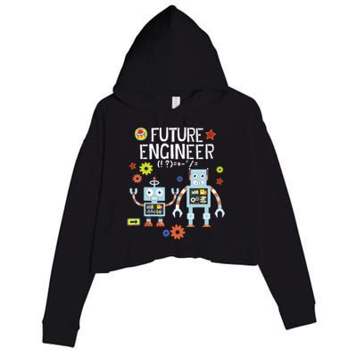 Future Engineer Robotics Robot Costume For Adults Kids Crop Fleece Hoodie