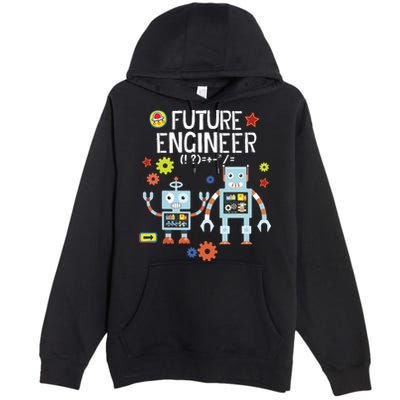 Future Engineer Robotics Robot Costume For Adults Kids Premium Pullover Hoodie