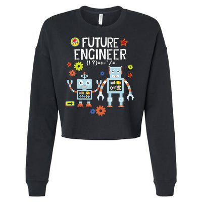 Future Engineer Robotics Robot Costume For Adults Kids Cropped Pullover Crew