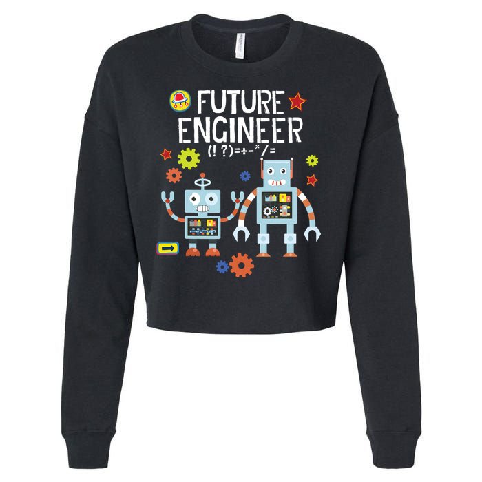 Future Engineer Robotics Robot Costume For Adults Kids Cropped Pullover Crew