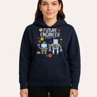 Future Engineer Robotics Robot Costume For Adults Kids Hoodie
